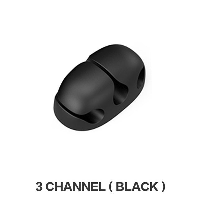 Desktop Data Cable Organizer Silicone Creative Gift Storage Cable Winder Plug Holder