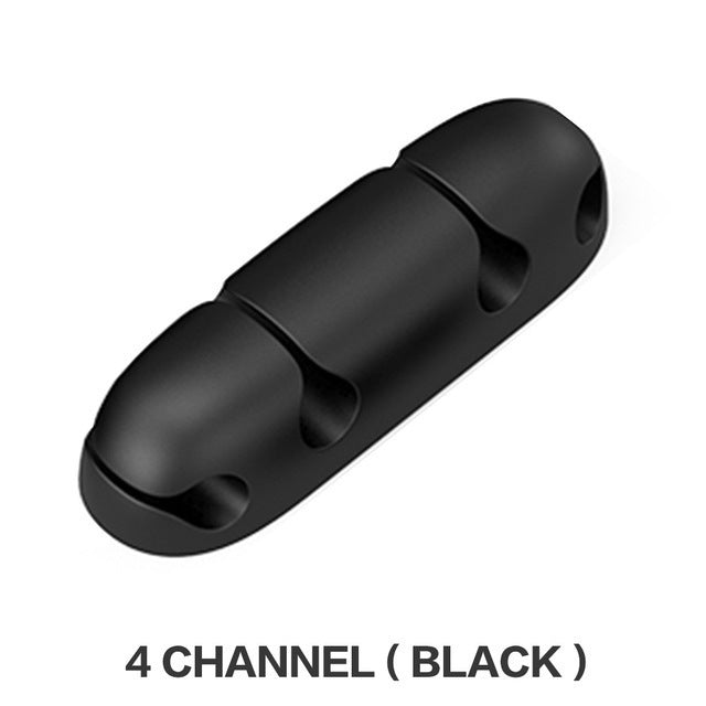 Desktop Data Cable Organizer Silicone Creative Gift Storage Cable Winder Plug Holder