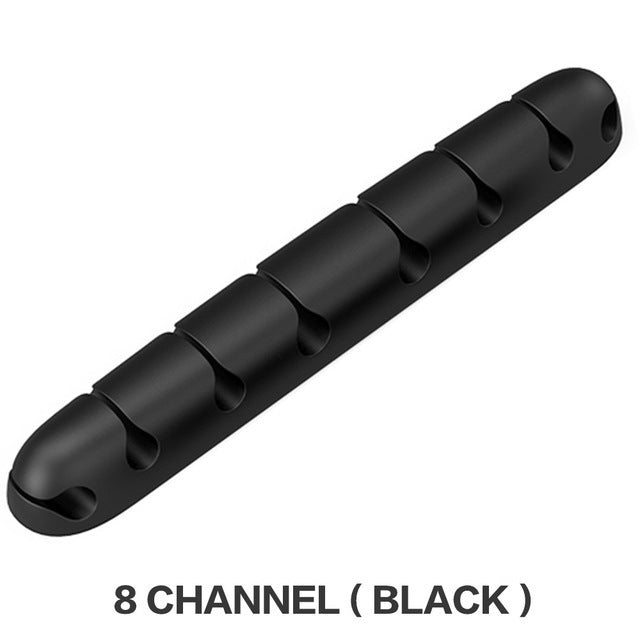 Desktop Data Cable Organizer Silicone Creative Gift Storage Cable Winder Plug Holder