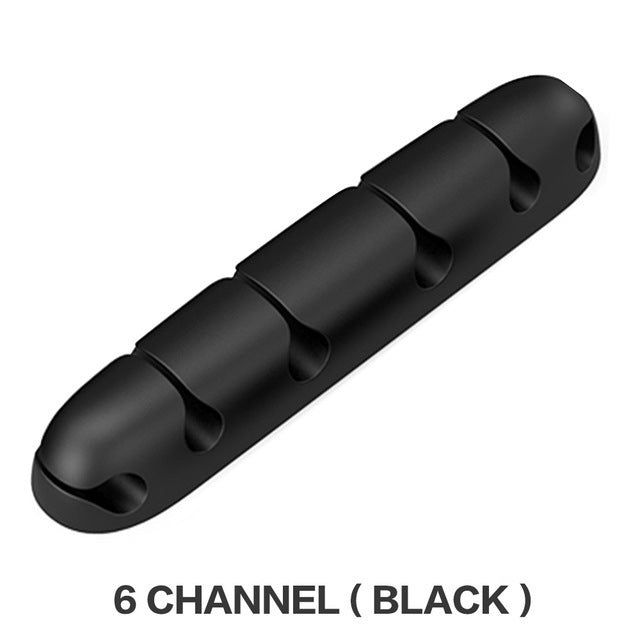 Desktop Data Cable Organizer Silicone Creative Gift Storage Cable Winder Plug Holder