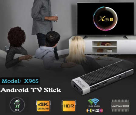 X96S- Smart TV Stick 2GB Ram & 16GB Amlogic S905Y2 TVBox Dual Wifi BT 4.0 PLUG AND PLAY_0